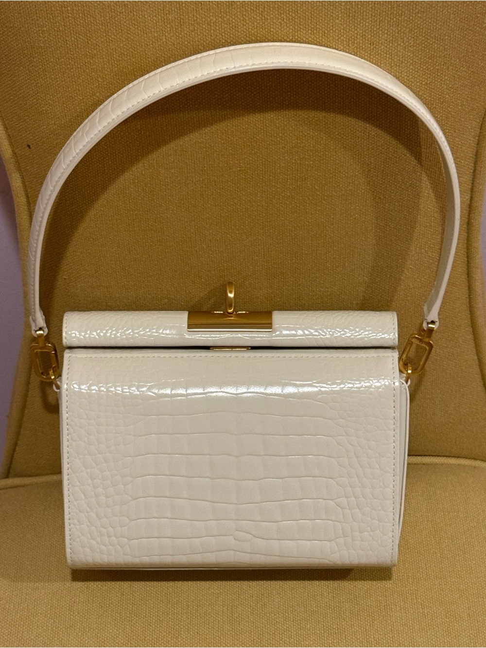 Gu_de Gemma Croc-Embossed Leather Crossbody Bag
